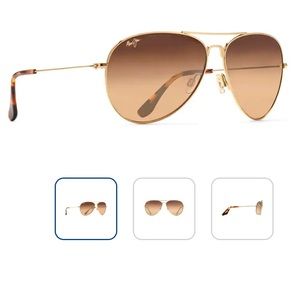 Maui Jim never been work Maverick Aviators - changed mind after purchase!